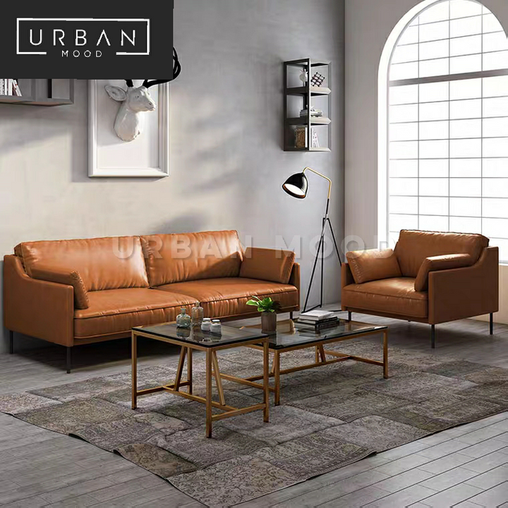 HALE Minimalist Glass Coffee Table