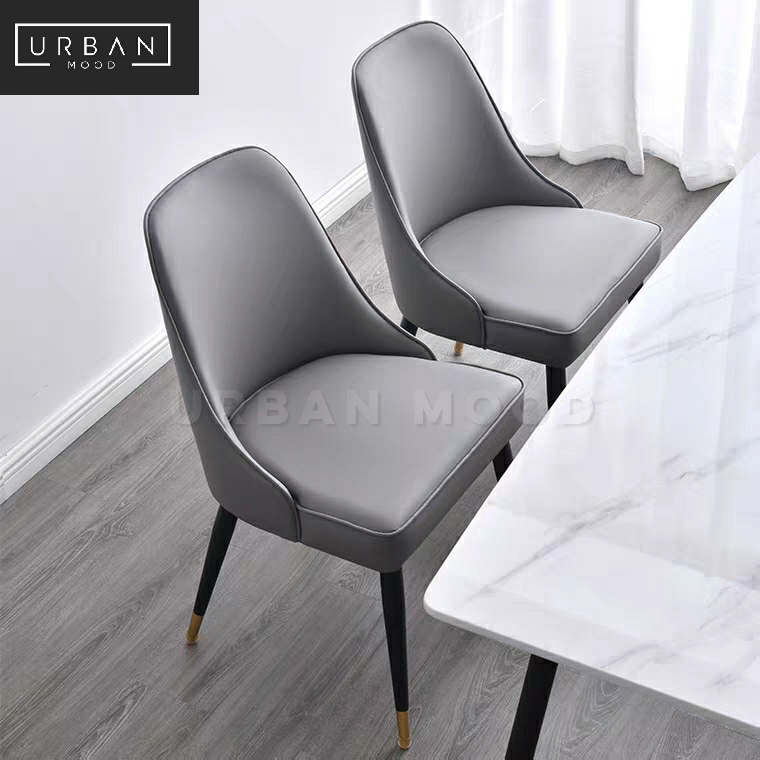 DAMON Modern Faux Leather Dining Chair