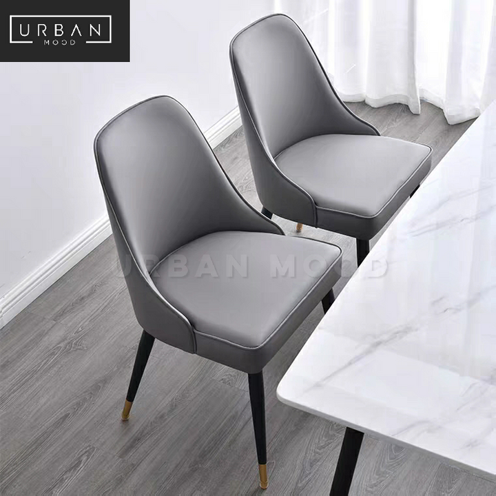 DAMON Modern Faux Leather Dining Chair