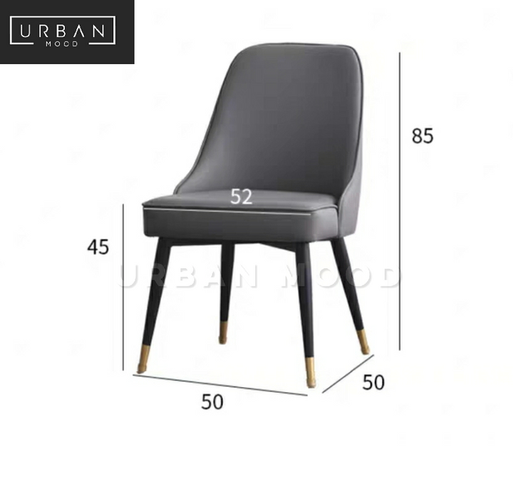 DAMON Modern Faux Leather Dining Chair