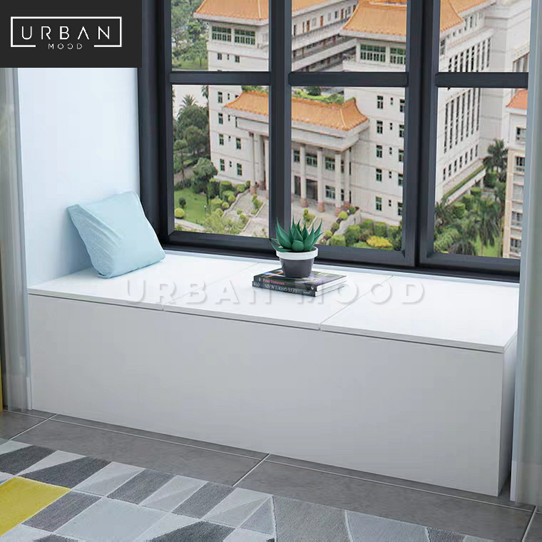 HARPER Bay Window Storage Bench Urban Mood