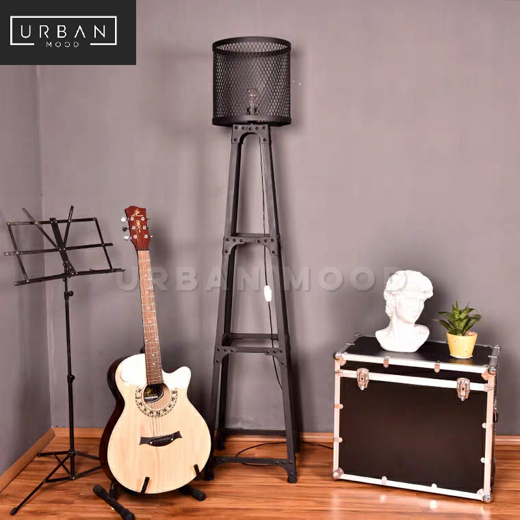 Industrial metal deals floor lamp