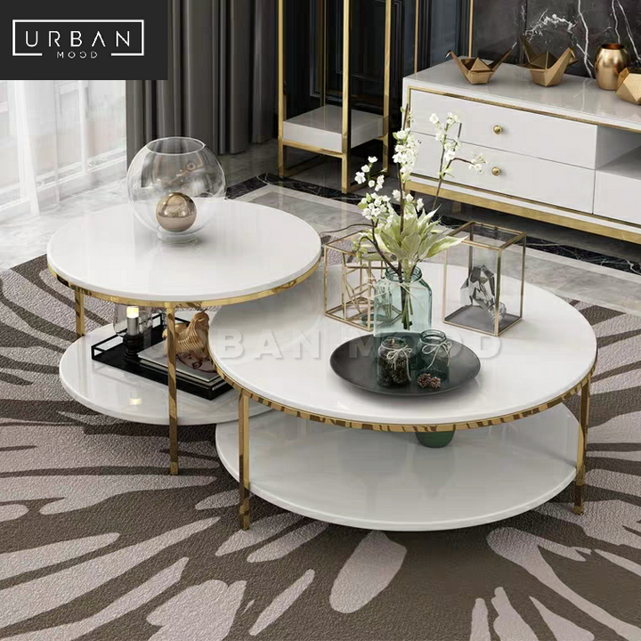 MARQUIS Round Glass Coffee Table