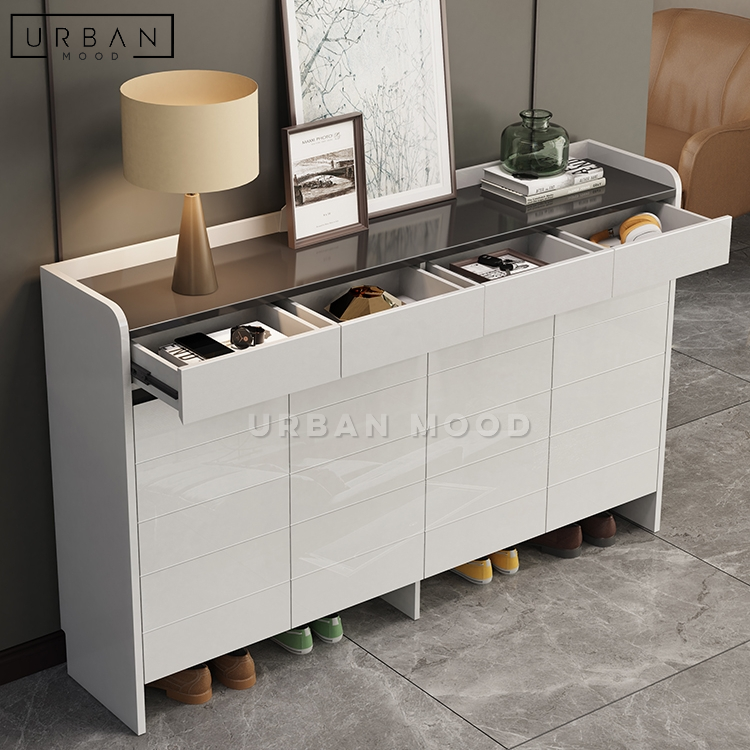 Modern top shoe shelf