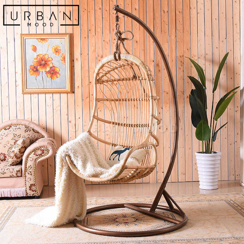 Floor best sale swing chair