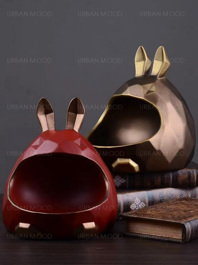 SATIN Rabbit Jewelry Holder
