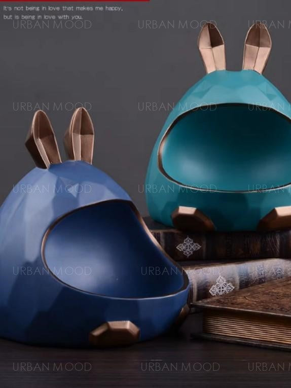 SATIN Rabbit Jewelry Holder