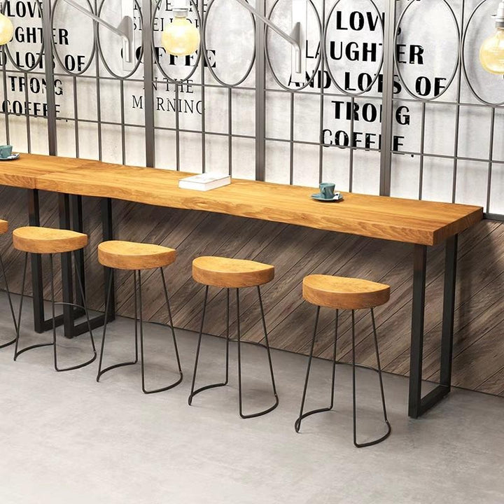 STARBUCKS Rustic Wooden Bar Table & Stool