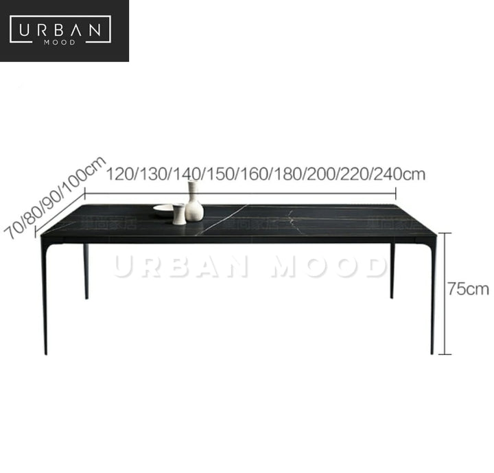 STATUS Modern Sintered Stone Dining Table