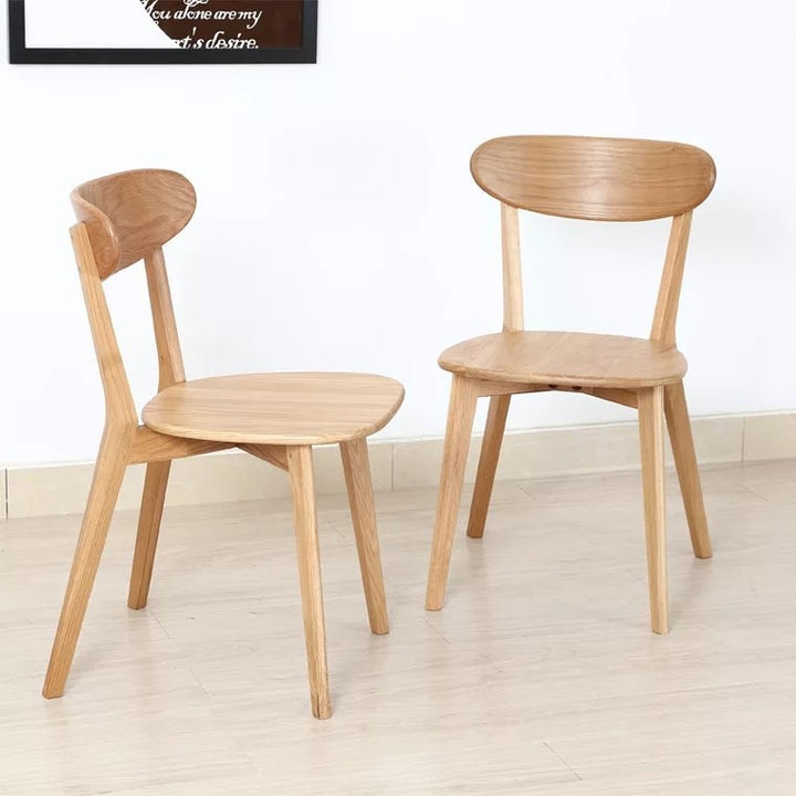 TOBY Rustic Solid Wood Dining Chair
