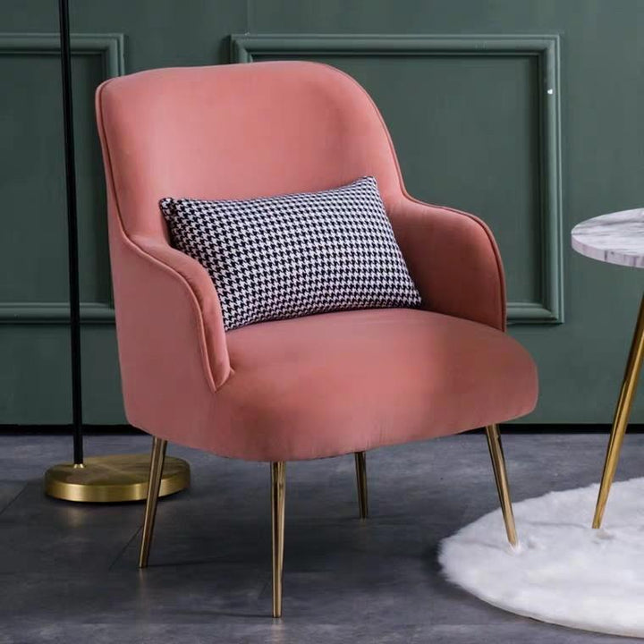 VELDA Modern Velvet Armchair