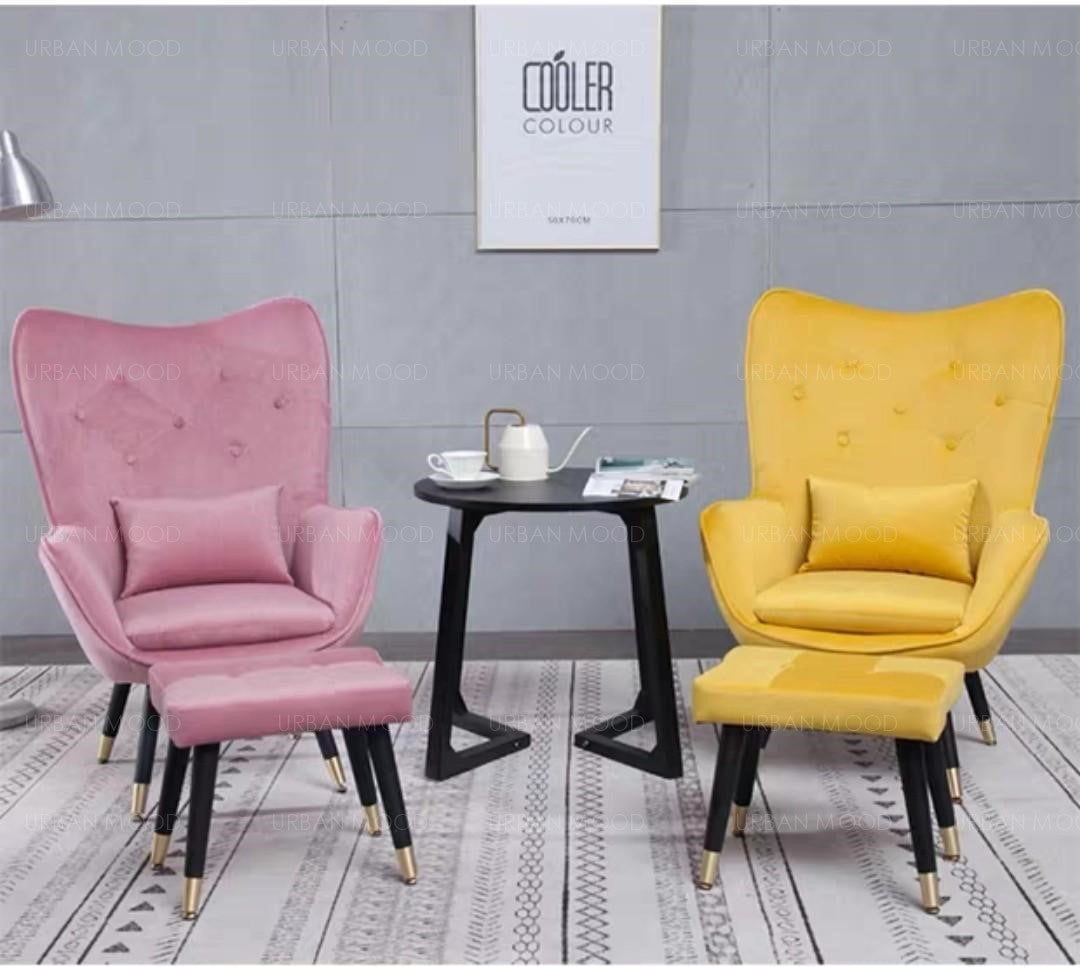 VERA Victorian Velvet Armchair