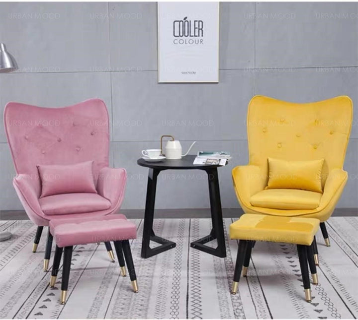 VERA Victorian Velvet Armchair