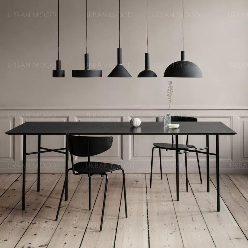 YOSHI Minimalist Solid Wood Dining Office Table – Urban Mood