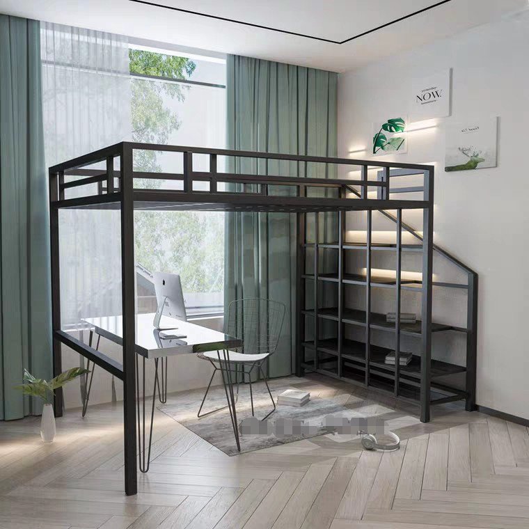 HAVEN Loft Bedframe with Study