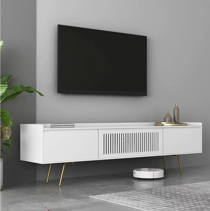 NAVER Modern Industrial TV Console