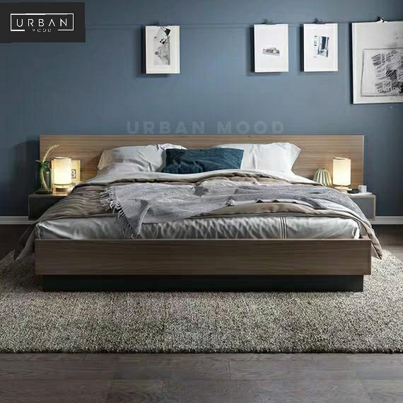 TRENTON Rustic Storage Bedframe