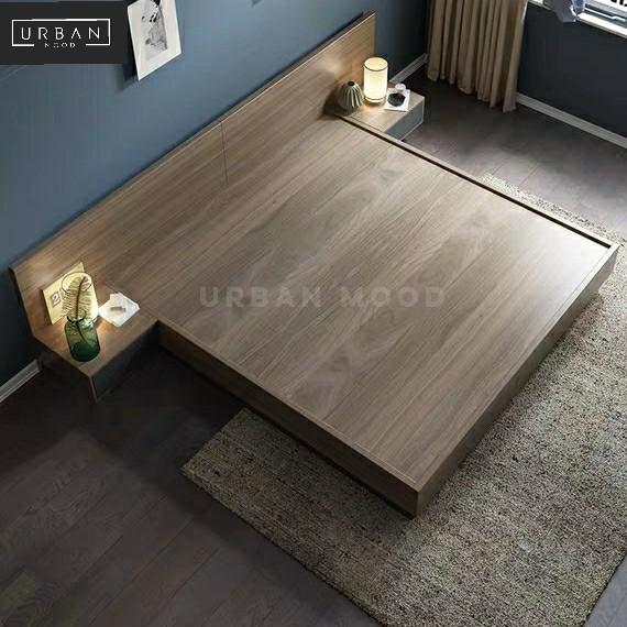 TRENTON Rustic Storage Bedframe