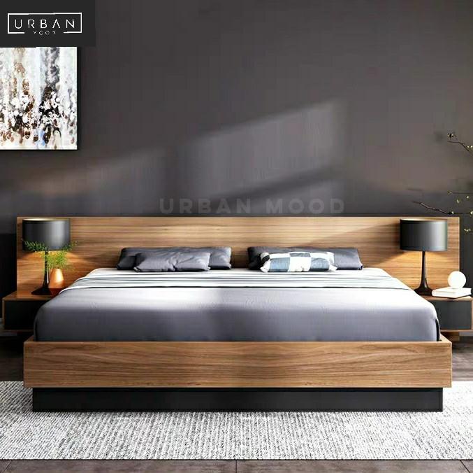 TRENTON Rustic Storage Bedframe