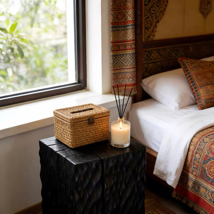 ZAYRO Modern Solid Wood Pedestal - Cassa Haus Singapore