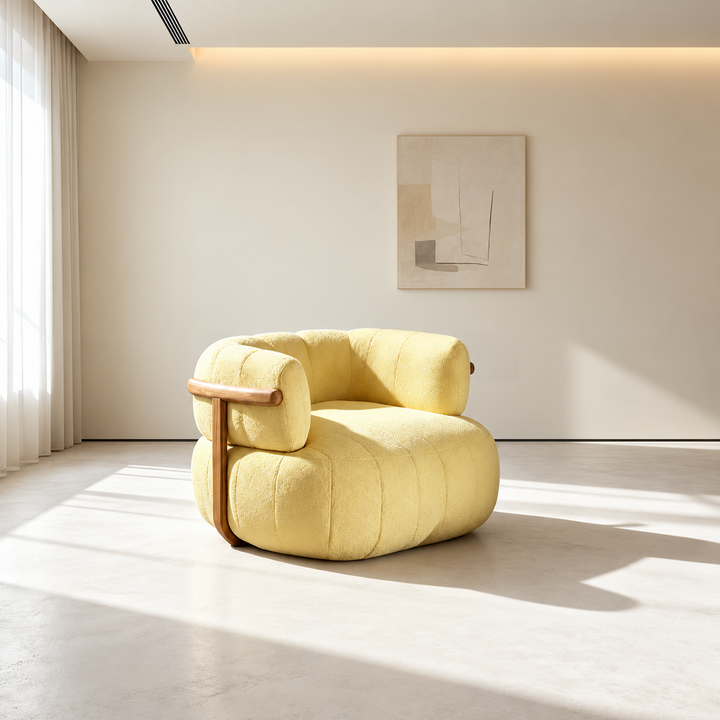 CLAREMONT Modern Boucle Lounge Chair - Urban Mood Singapore