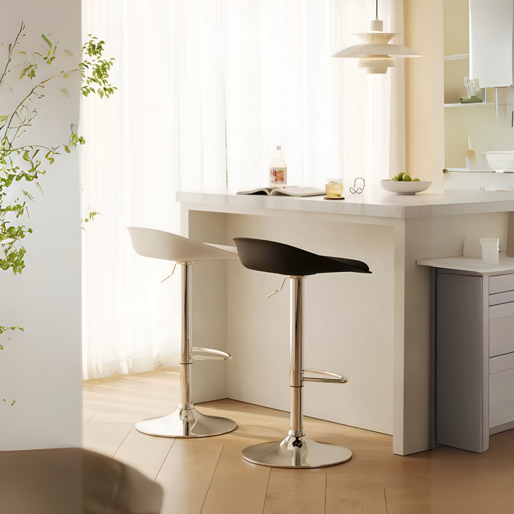 AVELIQUE Modern Leather Bar Stool - Cassa Haus Singapore