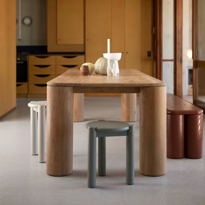 EARTHBOUND Modern Solid Wood Dining Table - Cassa Haus Singapore