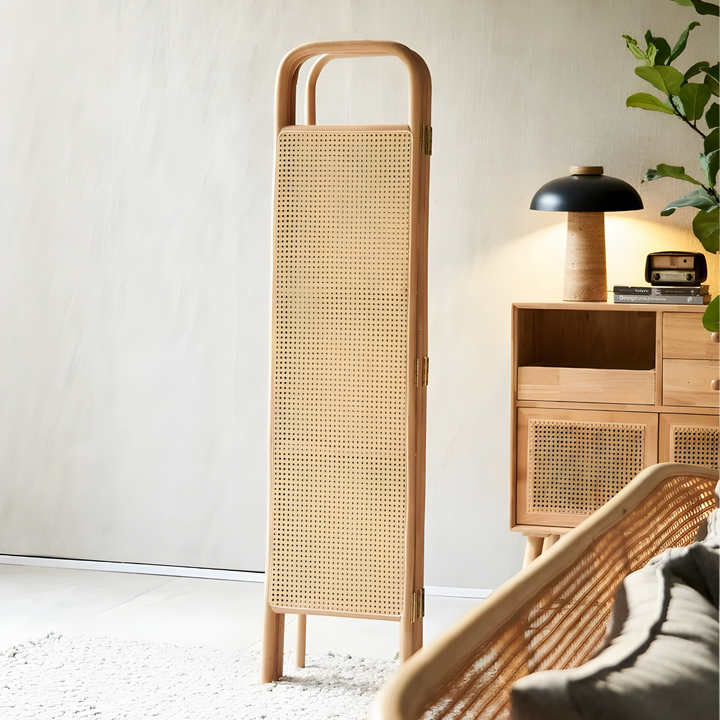BRONTE Rustic Rattan Partition - Cassa Haus Singapore