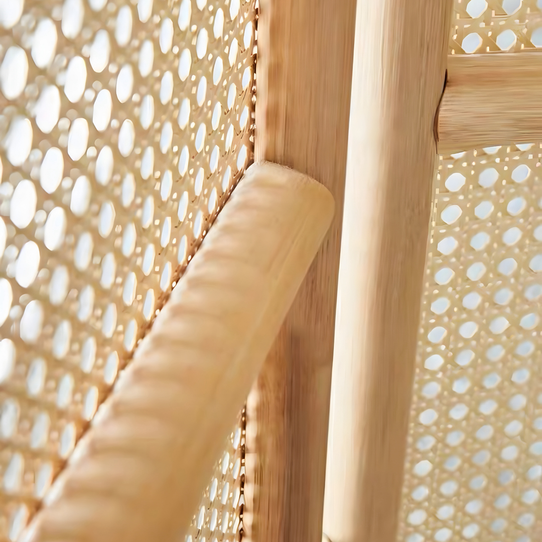 BRONTE Rustic Rattan Partition - Cassa Haus Singapore