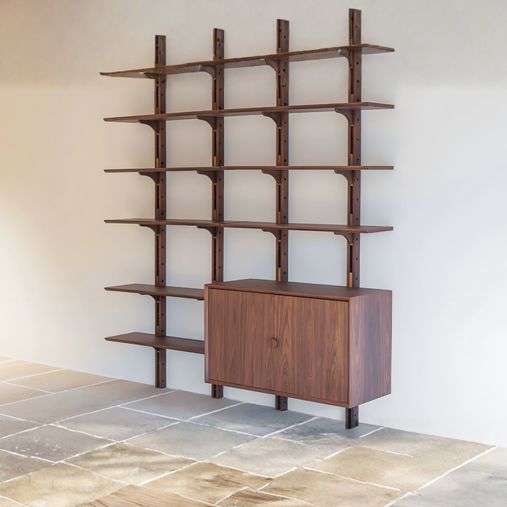 MODARI Modern Solid Wood Wall Mounted Shelf - Cassa Haus Singapore