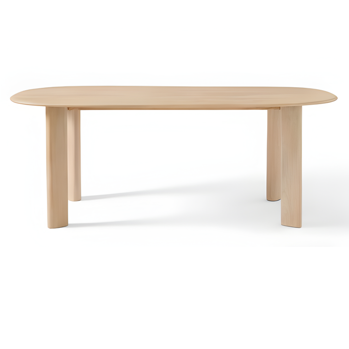 OVALIS Solid Wood Oval Dining Table - Cassa Haus Singapore