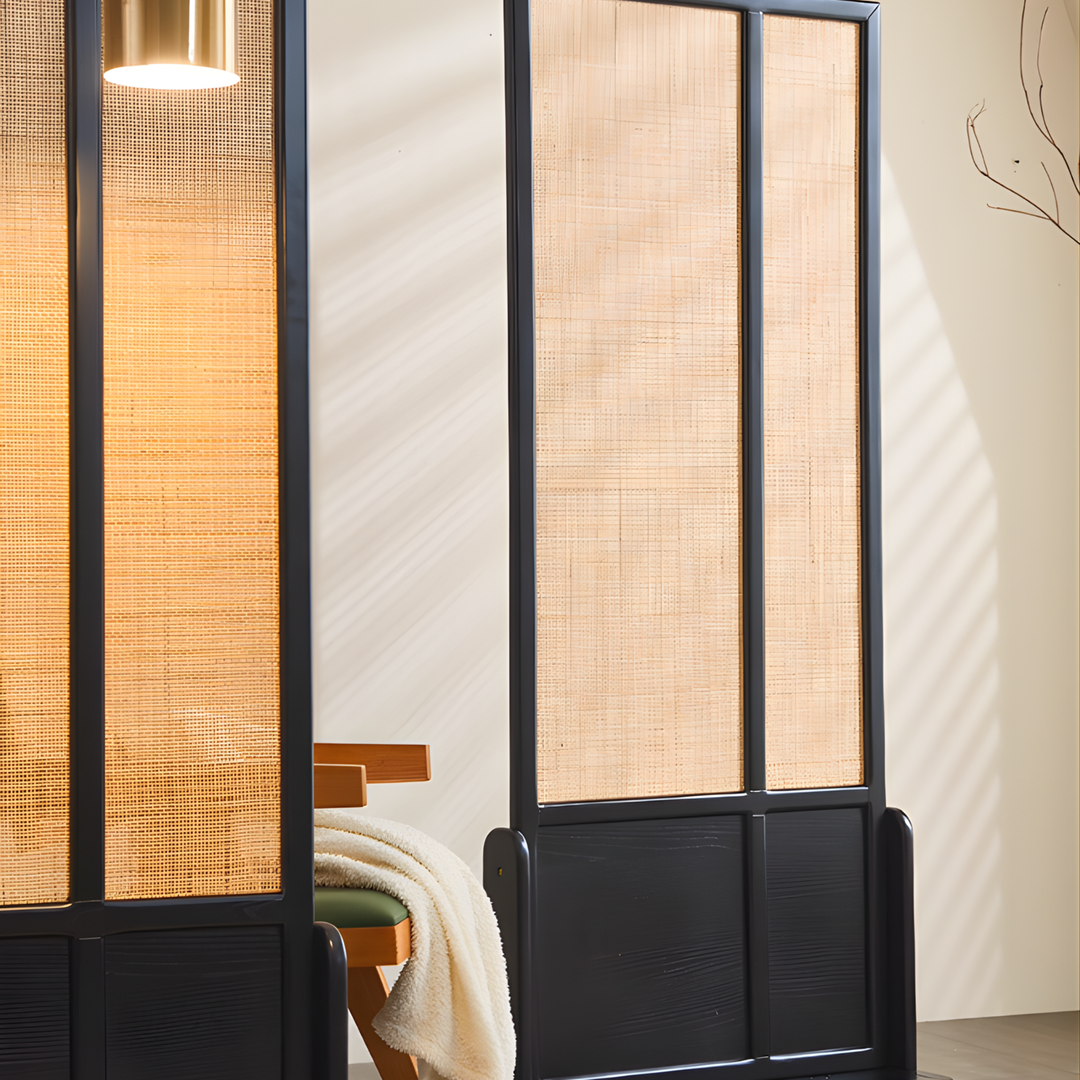 PENROSE Japandi Rattan Partition - Cassa Haus Singapore