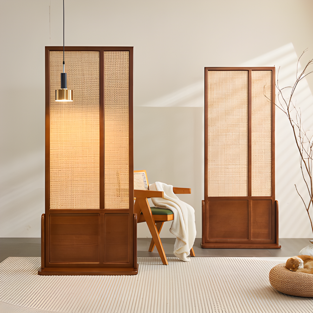 PENROSE Japandi Rattan Partition - Cassa Haus Singapore