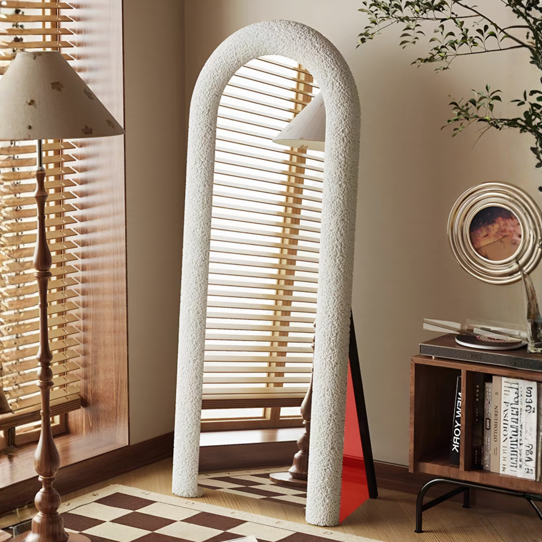 COVA Arch Velvet Floor Mirror - Cassa Haus Singapore