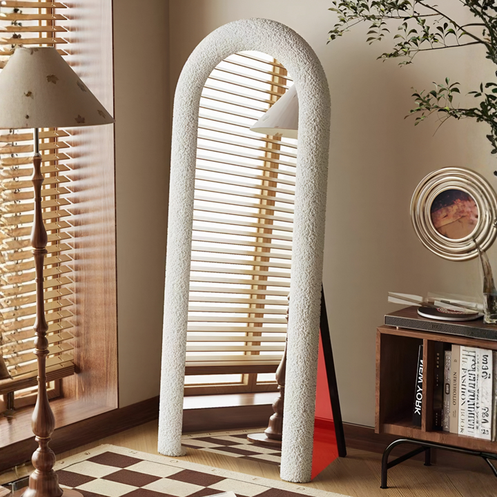 COVA Arch Velvet Floor Mirror - Cassa Haus Singapore