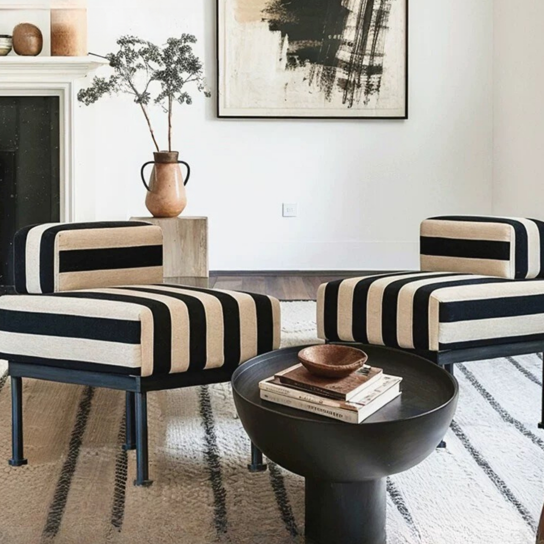 RAVENO Modern Fabric Lounge Chair - Urban Mood Singapore