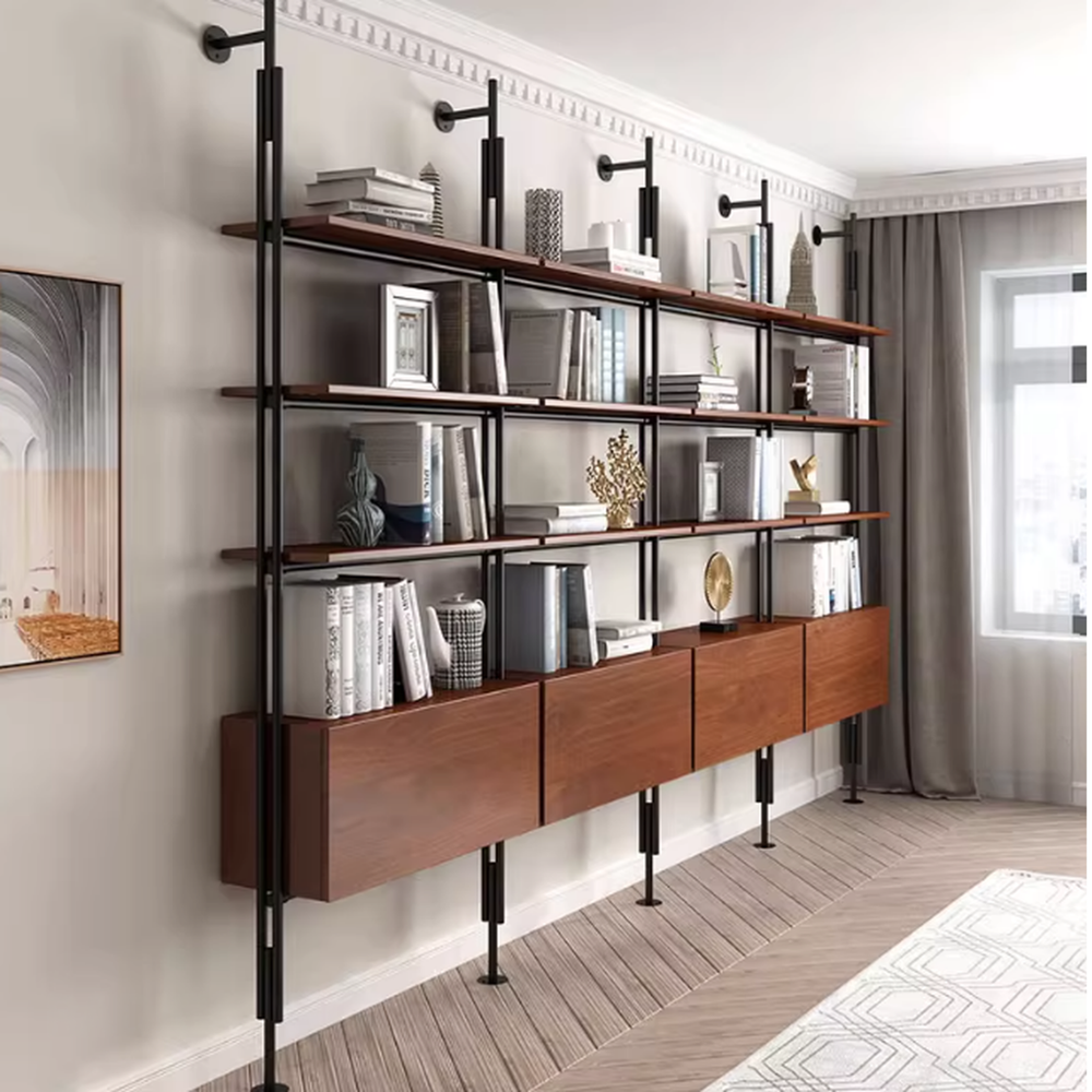 BRUNELLO Rustic Industrial Bookshelf - Urban Mood Singapore