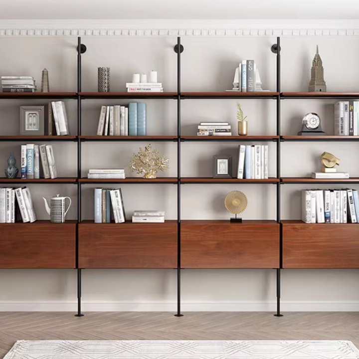 BRUNELLO Rustic Industrial Bookshelf - Urban Mood Singapore