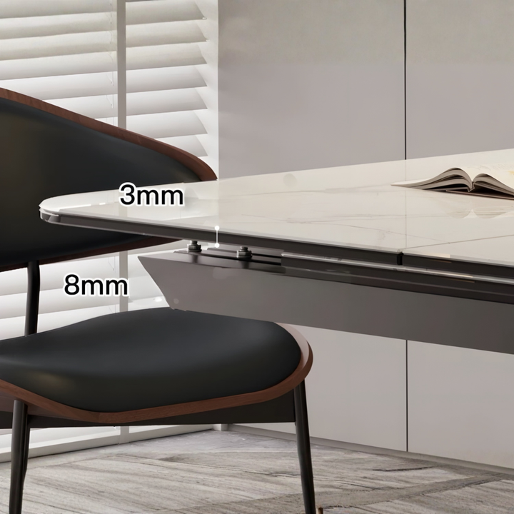 TRELQIA Extendable Sintered Stone Dining Table - Urban Mood Singapore
