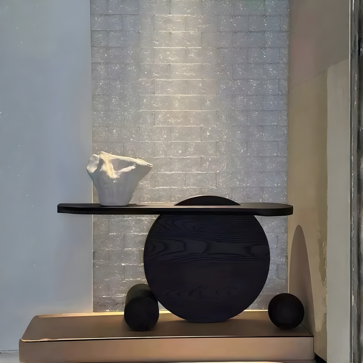 CIRVAN Modern Solid Wood Console Table - Urban Mood Singapore