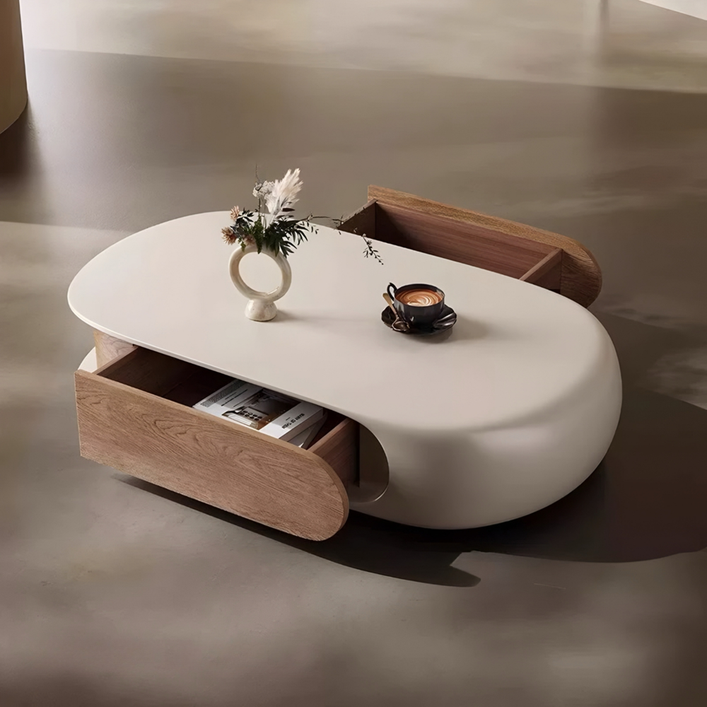 TARIQ Japandi Coffee Table - Urban Mood Singapore