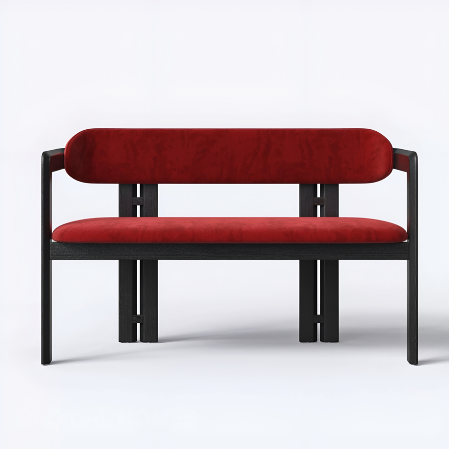 MONTIVO Modern Solid Wood Bench - Urban Mood Singapore