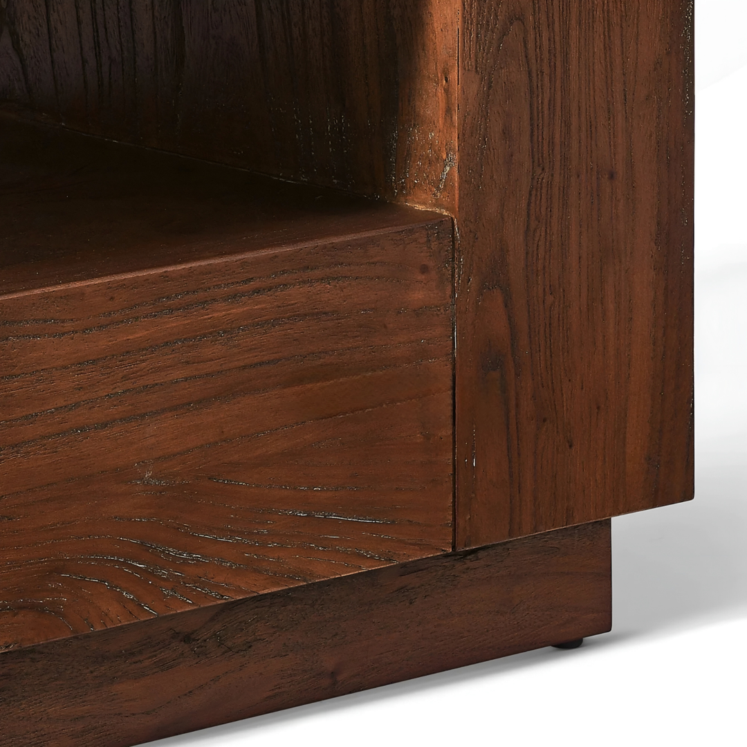 TIMBERHAVEN Rustic Solid Wood TV Console - Cassa Haus Singapore