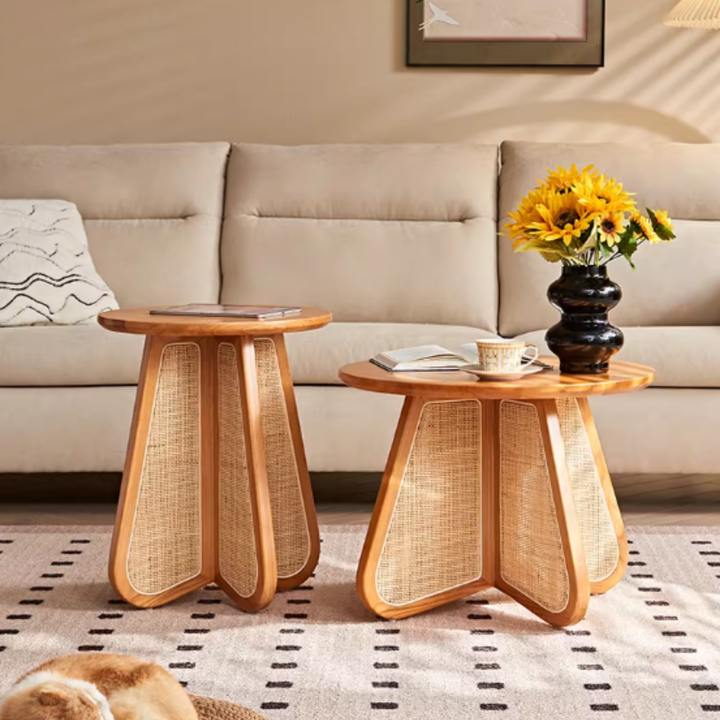 CANOPY Rattan Round Coffee Tables - Cassa Haus Singapore