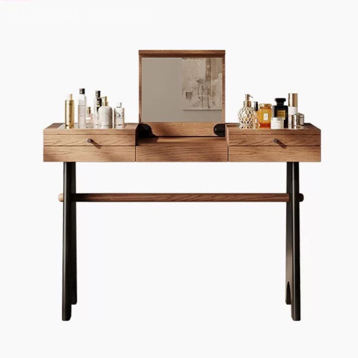 ELQAREN Modern Solid Wood Vanity Table - Cassa Haus Singapore
