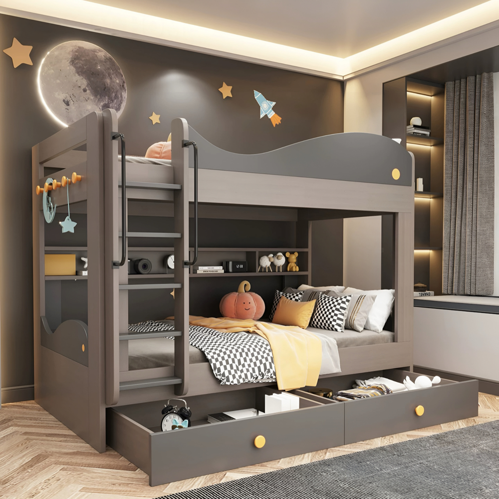 JOVI Modern Double Decker Bedframe - Cassa Haus Singapore
