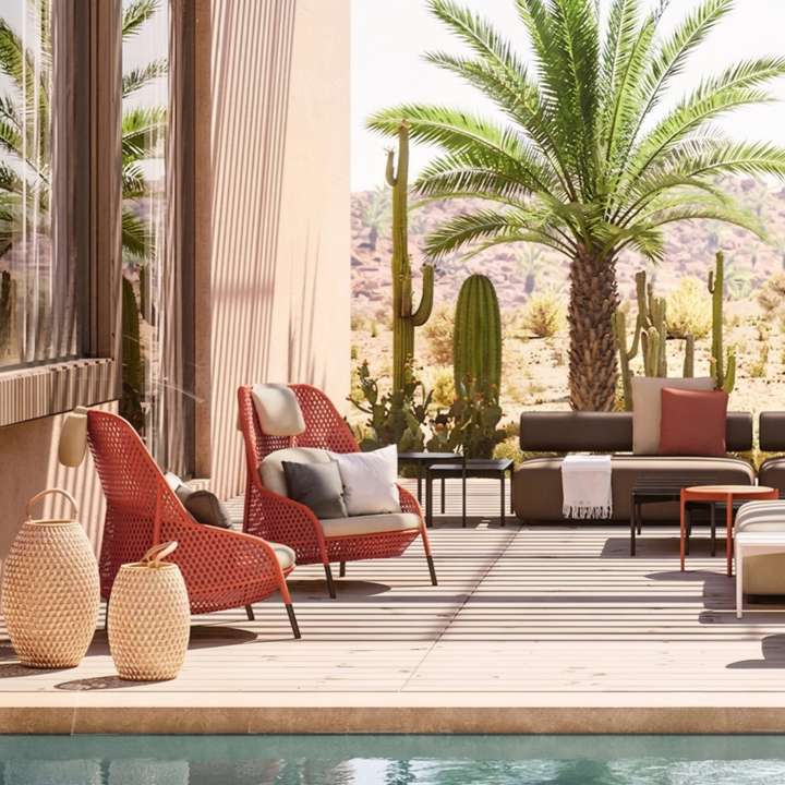 AERESSA Modern Rattan Outdoor Sofa - Cassa Haus Singapore