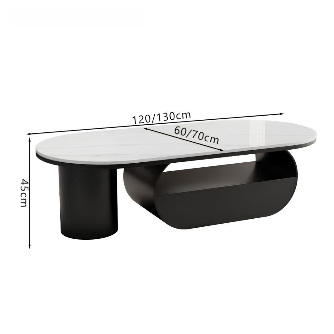 BELN Modern Sintered Stone Coffee Table - Cassa Haus Singapore