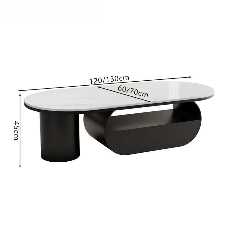 BELN Modern Sintered Stone Coffee Table - Cassa Haus Singapore