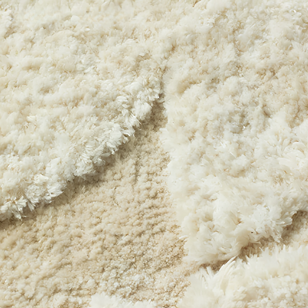 VIRELLUNE Modern Floral Soft Round Rug - Cassa Haus Singapore